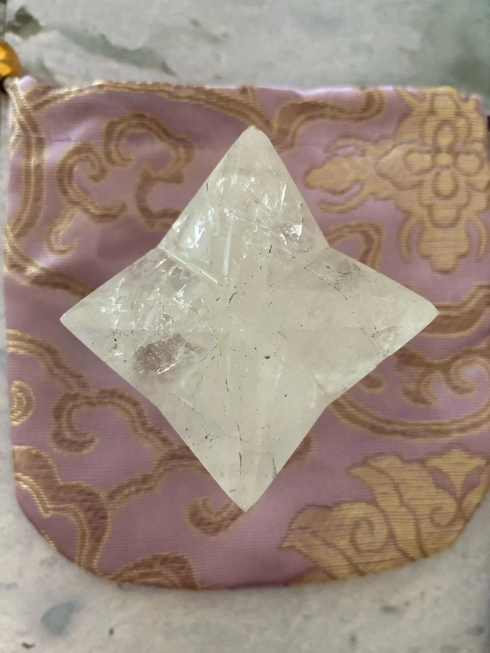 🔮 4 Piece Healing Crystal Gift in Ceramic Moon Box - Quartz Merkaba ⚡️🎁 - Picture 3 of 10